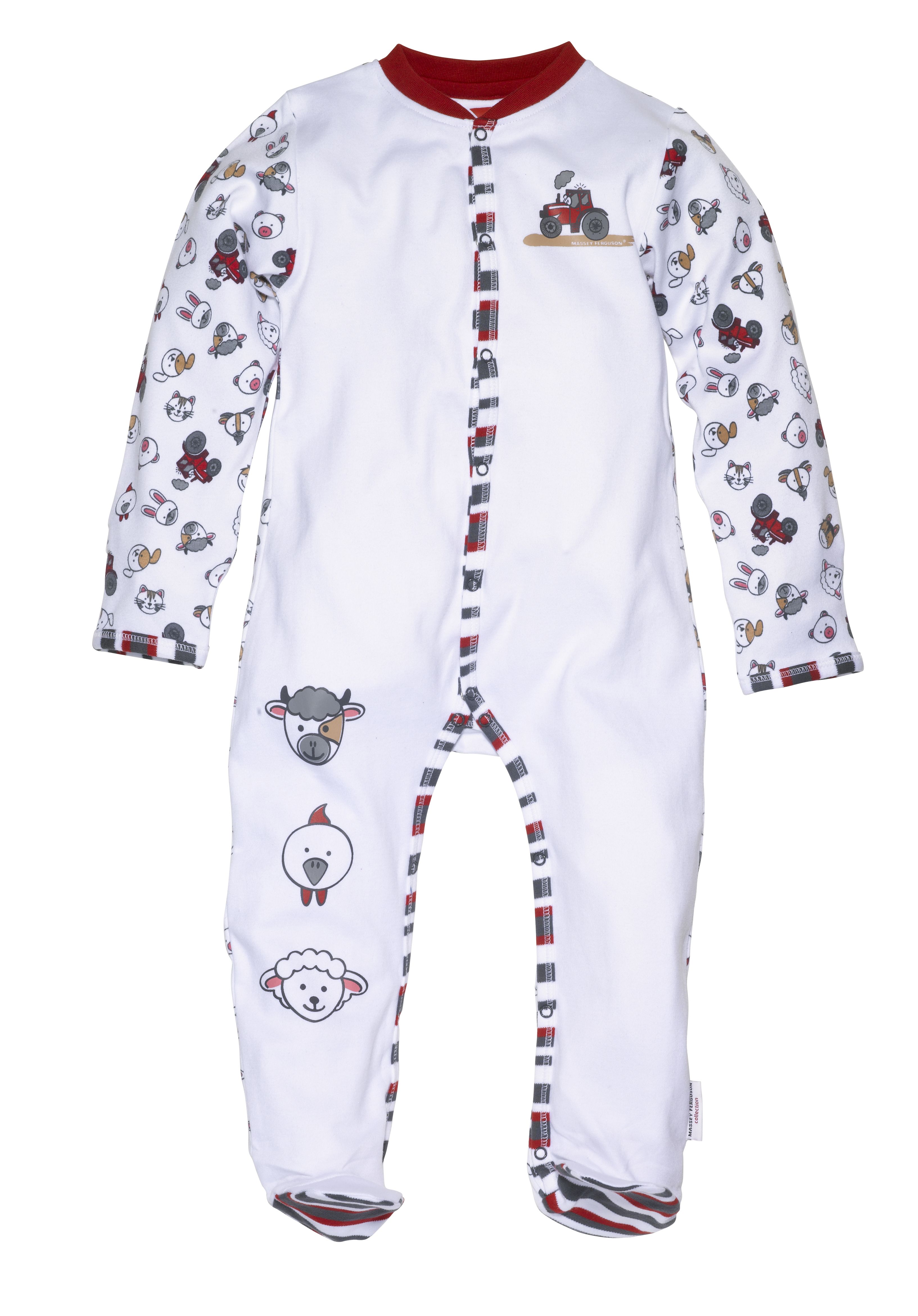 Pyjama pour bébé, motif tracteur