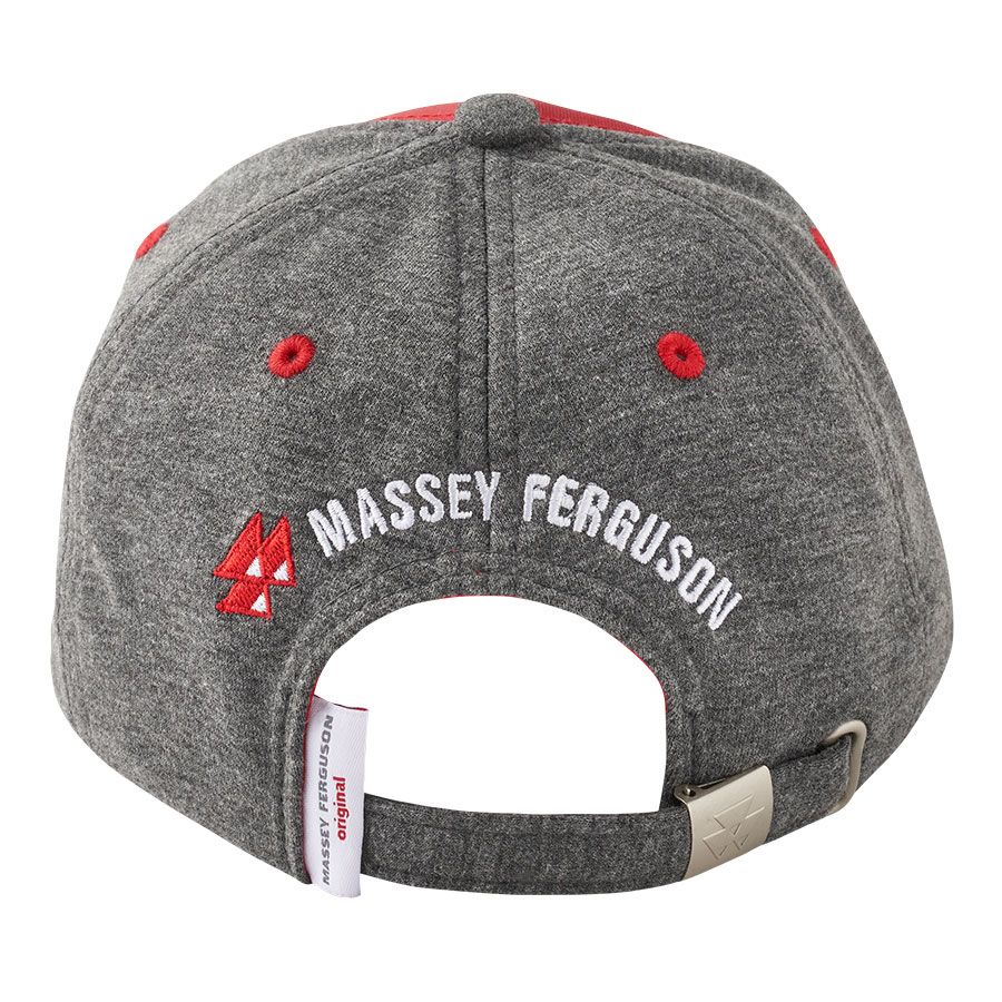 Massey Ferguson Tractor Grey Red Mesh Hat Cap Gift Fits Most 