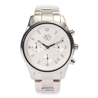 STEEL CHRONO WATCH FOR WOMEN