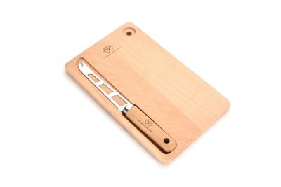 CUTTING BOARD WITH CHEESE KNIFE