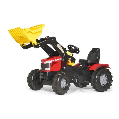 Massey Ferguson Pedal Tractor 7726 with RollyTrac Front Loader