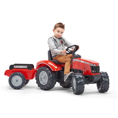 MF 8700 S with Trailer