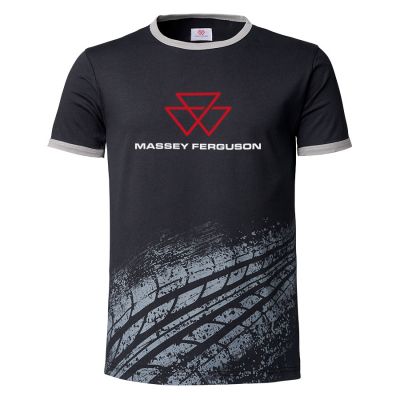 T-SHIRT MIT REIFENSPUR-GRAFIK FÜR HERREN 