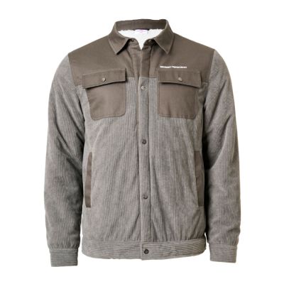 Veste de travail en velours côtelé noir MF
