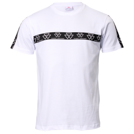 WEISSES T-SHIRT MIT RUNDHALSAUSSCHNITT