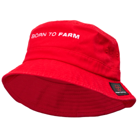 MF Kid's Red Bucket Hat – Born To Farm