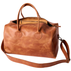 MF Leather Travel Bag