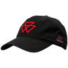 RED LOGO BLACK CAP FRONT