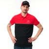 Men’s Two-Tone Red & Black Polo Shirt 5 - Thumbnail 3