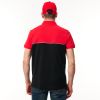 Men’s Two-Tone Red & Black Polo Shirt 4 - Thumbnail 4
