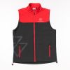 MF Sleeveless Softshell Jacket Red & Black - Thumbnail 