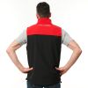 MF Sleeveless Softshell Jacket Red & Black 4 - Thumbnail 4