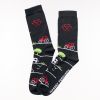 MF Funny Socks – Unisex Cotton Blend Logo Socks - Thumbnail 