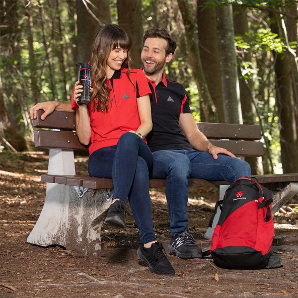 ADULT BLACK AND RED BACKPACK