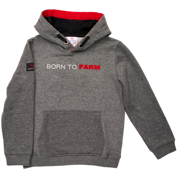 BORN TO FARM HOODY FOR KIDS