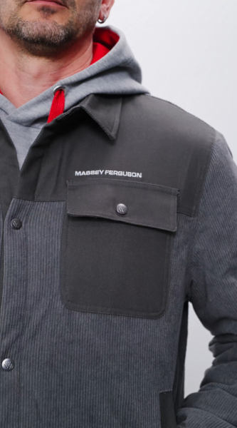 MF Schwarze Cord-Arbeitsjacke - Zoom 9