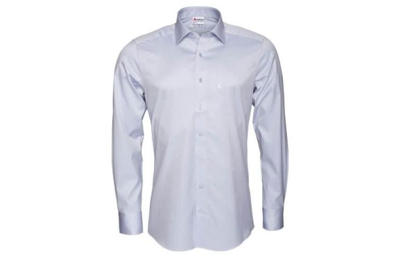 Silver AGCO Mens shirt modern fit Kent collar 