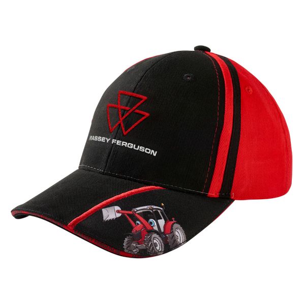 BLACK AND RED KIDS CAP | NEW LOGO