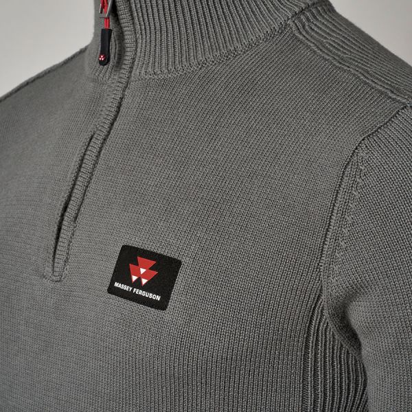 MEN’S PULLOVER WITH BAND COLLAR