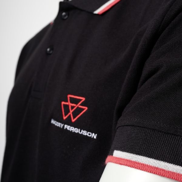 Men’s “Born to Farm” Classic Black Polo Shirt 3