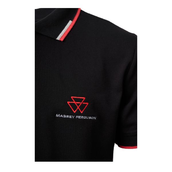 Men’s “Born to Farm” Classic Black Polo Shirt 3
