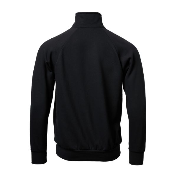 Men’s 1/4 Zip-Neck Sweatshirt – Black 2