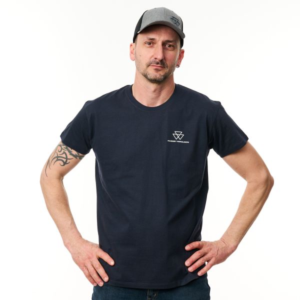 MF Navy Blue Cotton T-Shirt 3 - Zoom 3