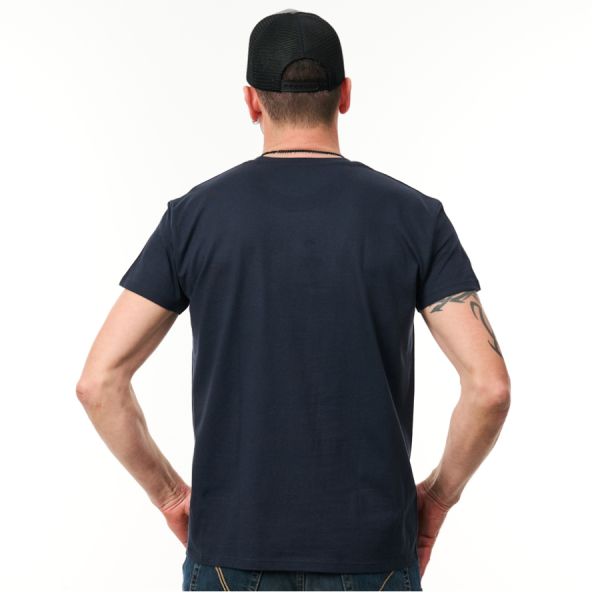 MF Navy Blue Cotton T-Shirt 4 - Zoom 4