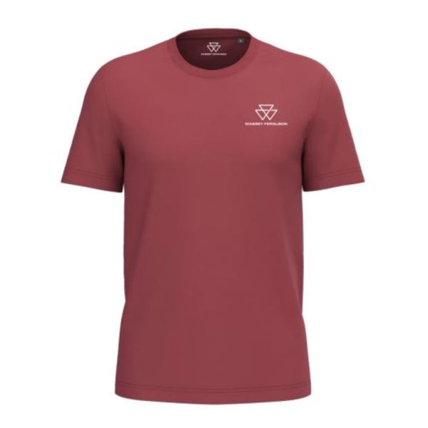 MF Terracotta Red Cotton T-Shirt