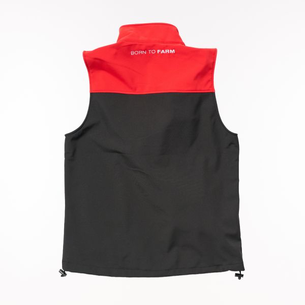 MF Sleeveless Softshell Jacket Red & Black 2 - Zoom 2