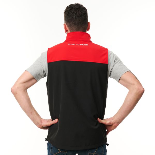 MF Sleeveless Softshell Jacket Red & Black 4 - Zoom 4