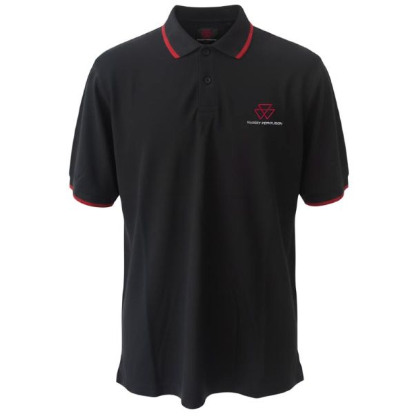 MEN'S BASIC BLACK POLO SHIRT