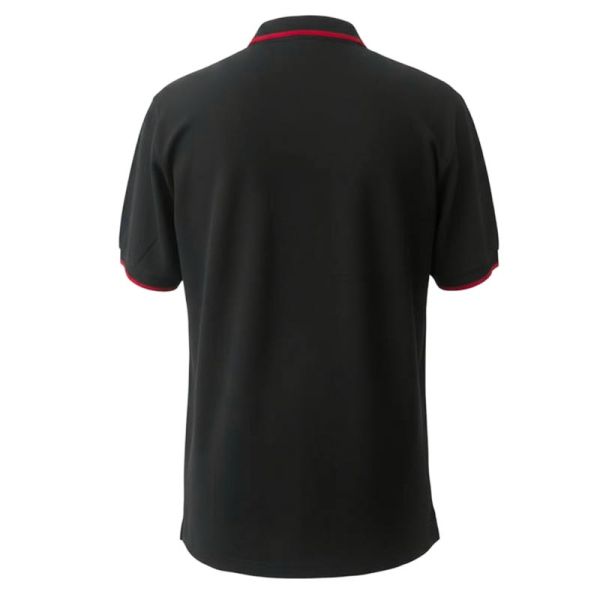 MEN'S BASIC BLACK POLO SHIRT - Zoom 2