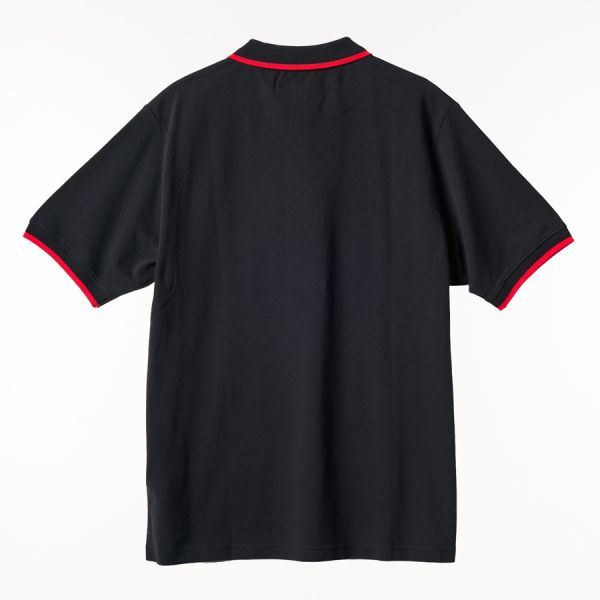 MF Men's Basic Black Polo Shirt 2 - Zoom 2