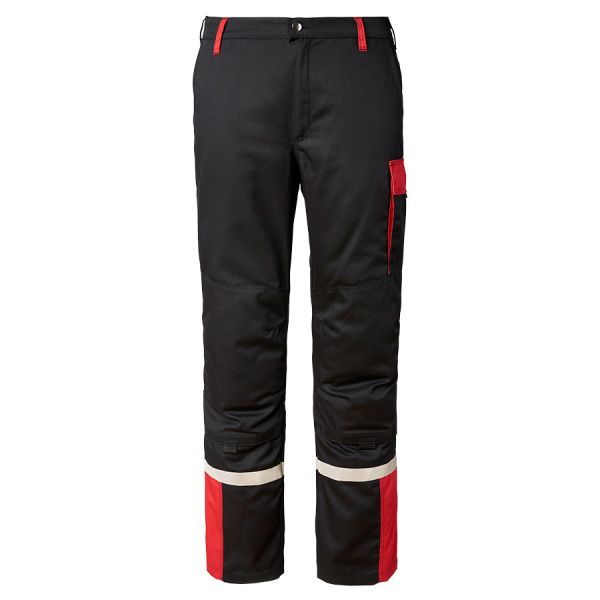 BLACK AND RED WORK TROUSER 
