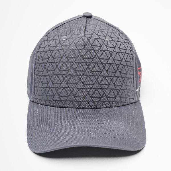 MF Grey Triple Triangles Cap 2 - Zoom 2