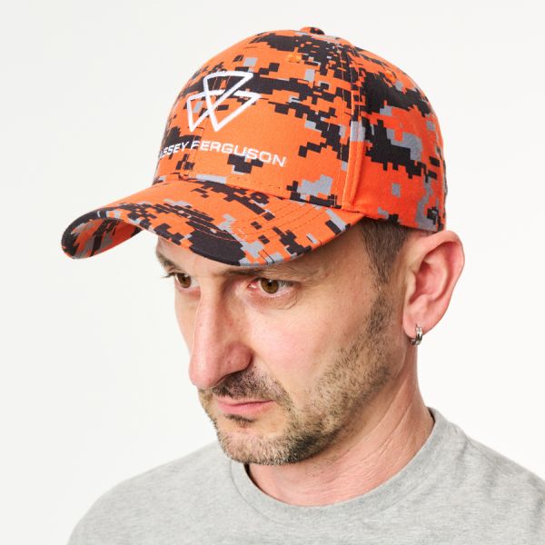 MF Hunting Cap - Orange Pixels 3 - Zoom 3