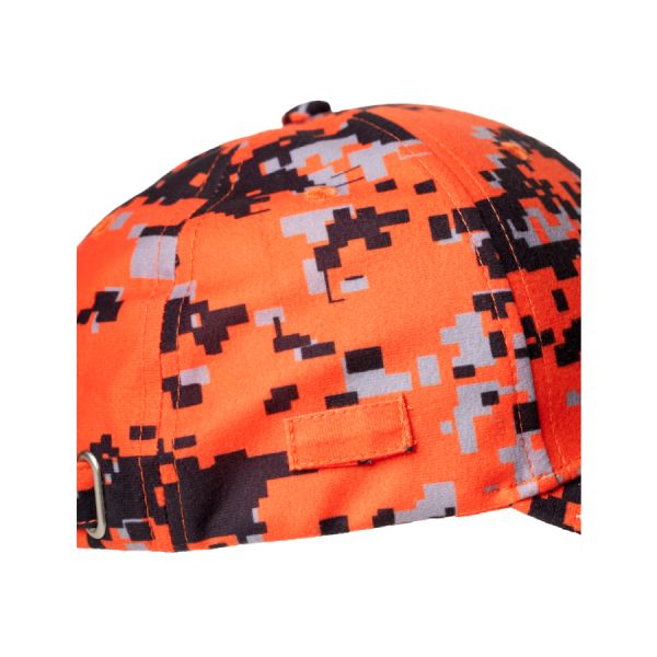 MF Hunting Cap - Orange Pixels - Zoom 5
